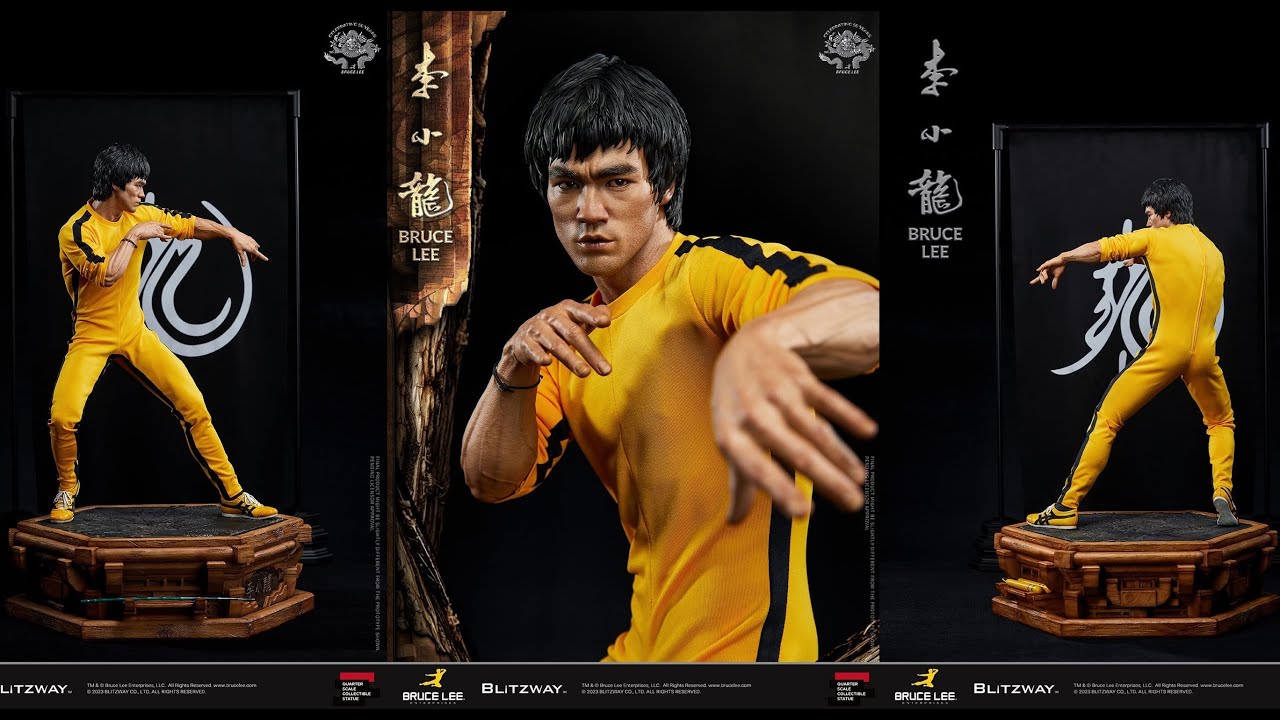 Bruce Lee - 50th Anniversary Tribute Statue, 1/4 Superb Scale (By Blitzway)