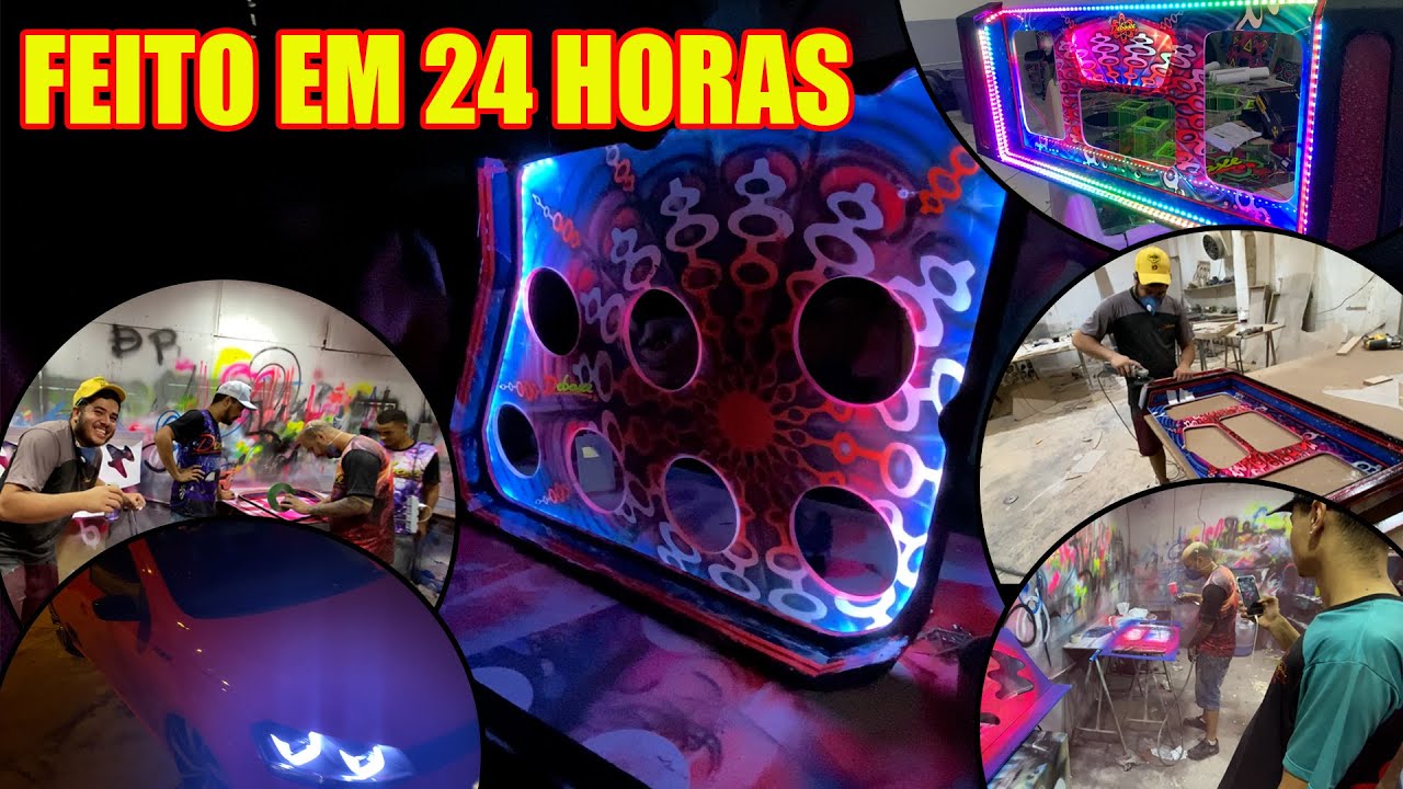 MONTANDO O SOM DO VOLKSWAGEN VOYAGE EM 24 HORAS TUDO EM ACRÍLICO