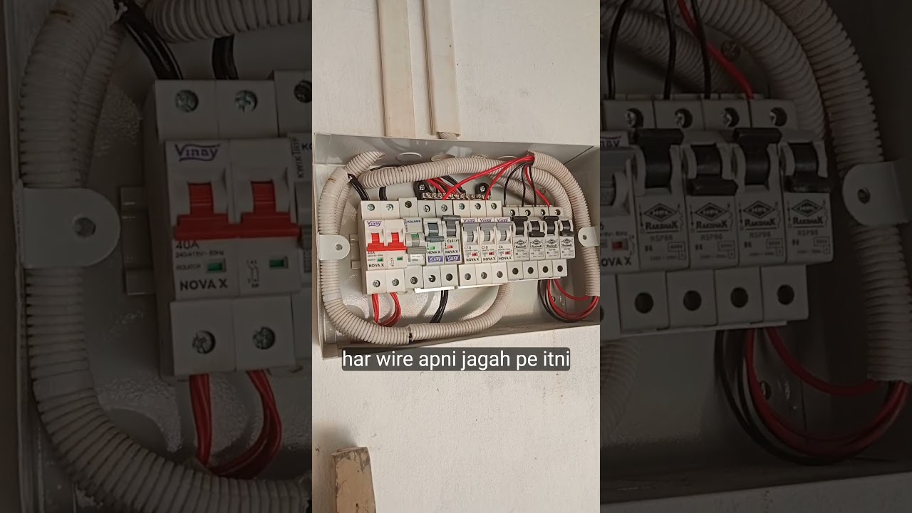 Electric Waring MCB at home