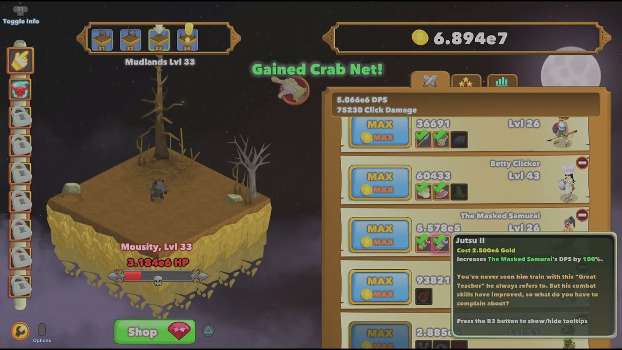 Back in Clicker Heroes