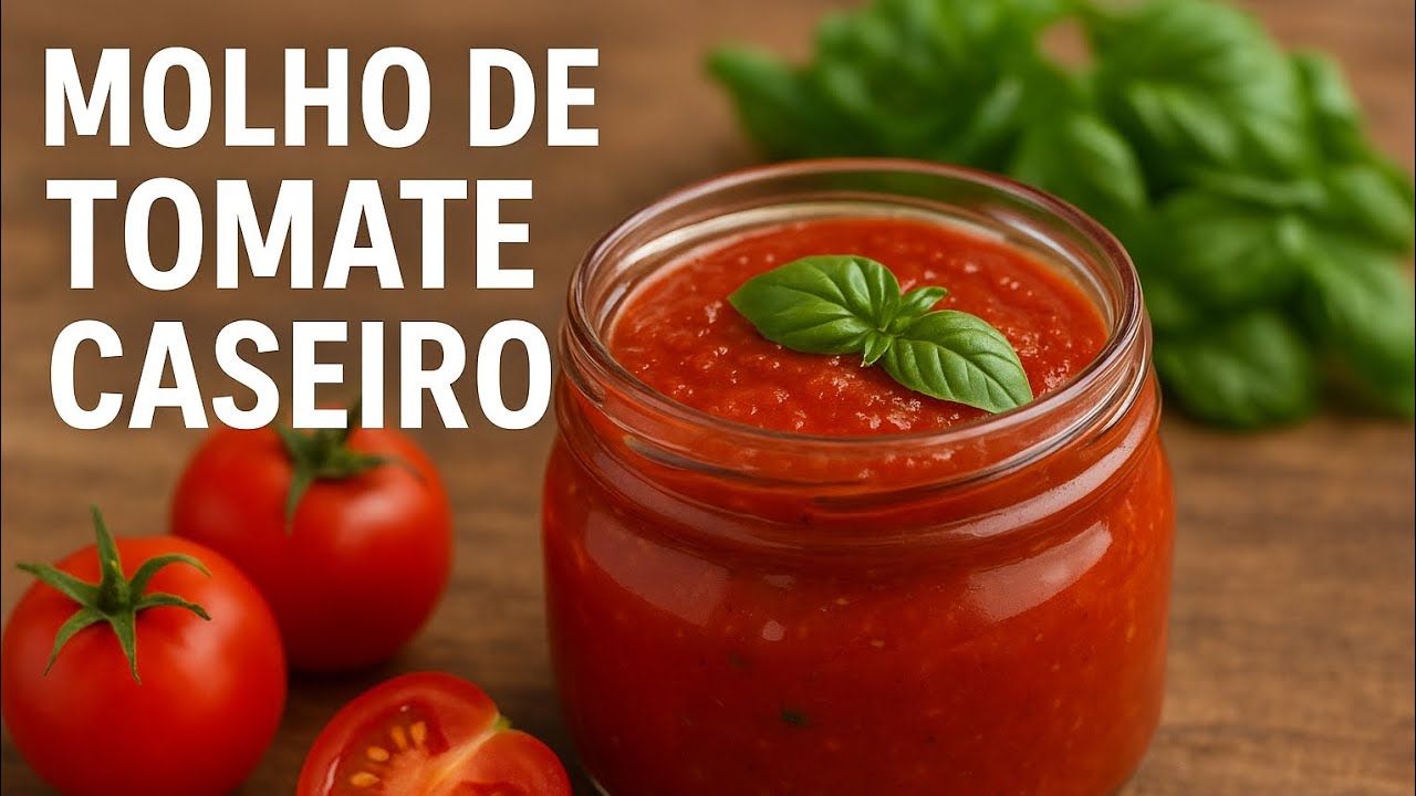O MELHOR MOLHO DE TOMATE QUE VOCÊ JÁ COMEU