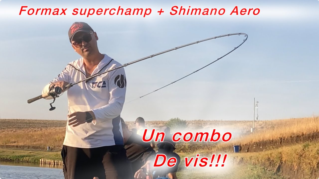 Review Formax Superchamp plus Shimano Aero XR,un combo de vis!#fishing #motivation #review 