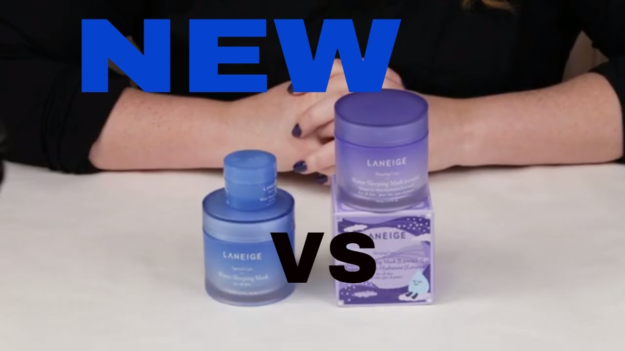 LANEIGE  🆕 New Lavender Water Sleeping Mask Review, How to Use, Ingredients, Comparison to Original