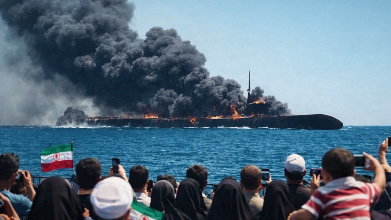 US Navy Successfully HITS Iranian Submarine — Then Melt It Down by Missile Warhead