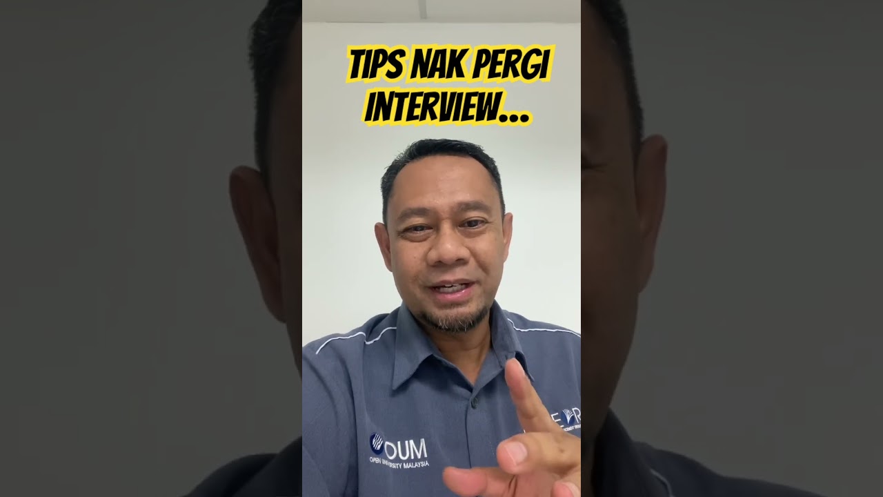 Tips Ohsem Sewaktu Temuduga Part 8 | Diari Seorang Pensyarah 