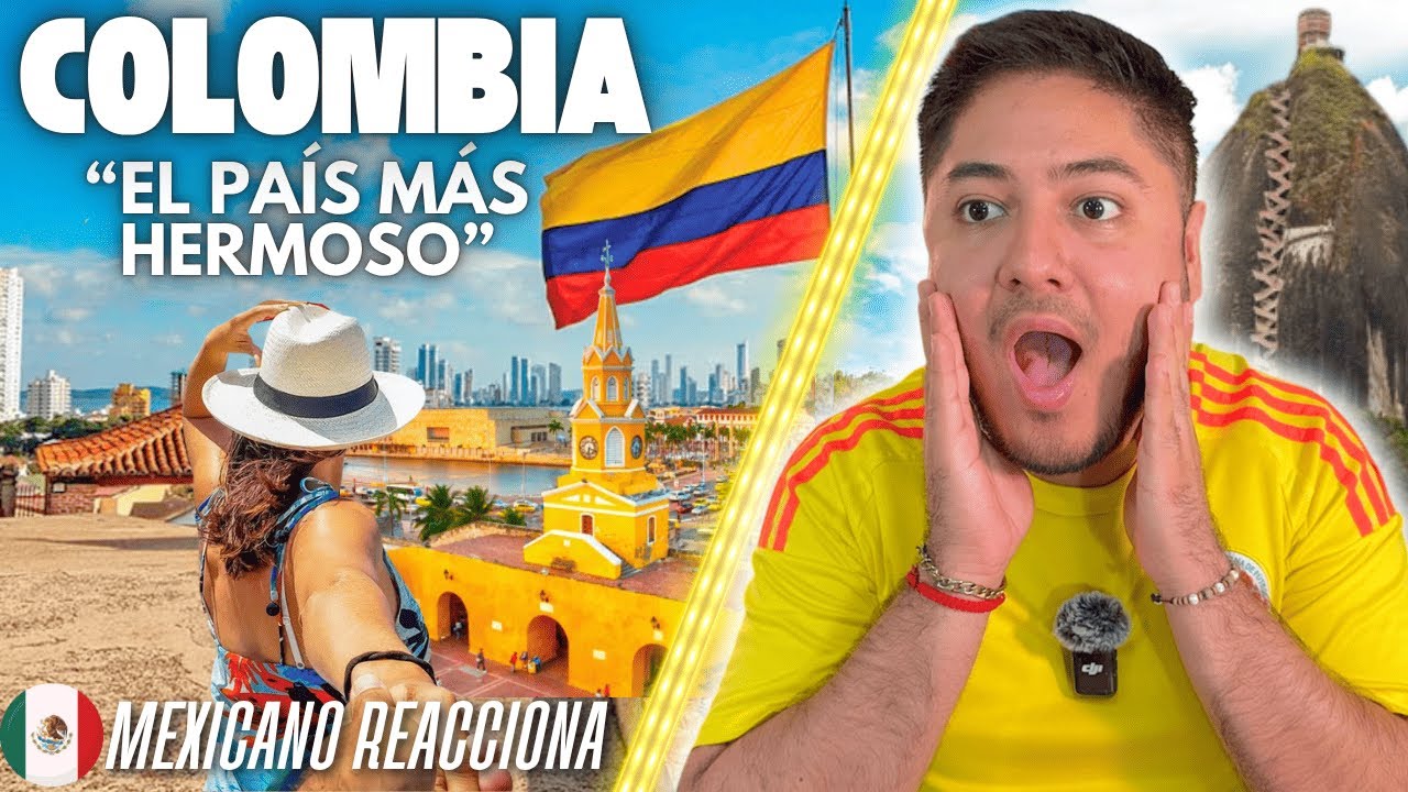 MEXICANO reacciona 🇲🇽 |  COLOMBIA el PAÍS más HERMOSO del MUNDO - Joe HaTTab 😱 🇨🇴