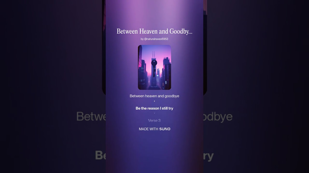 Between Heaven and Goodbye L Ursu Media