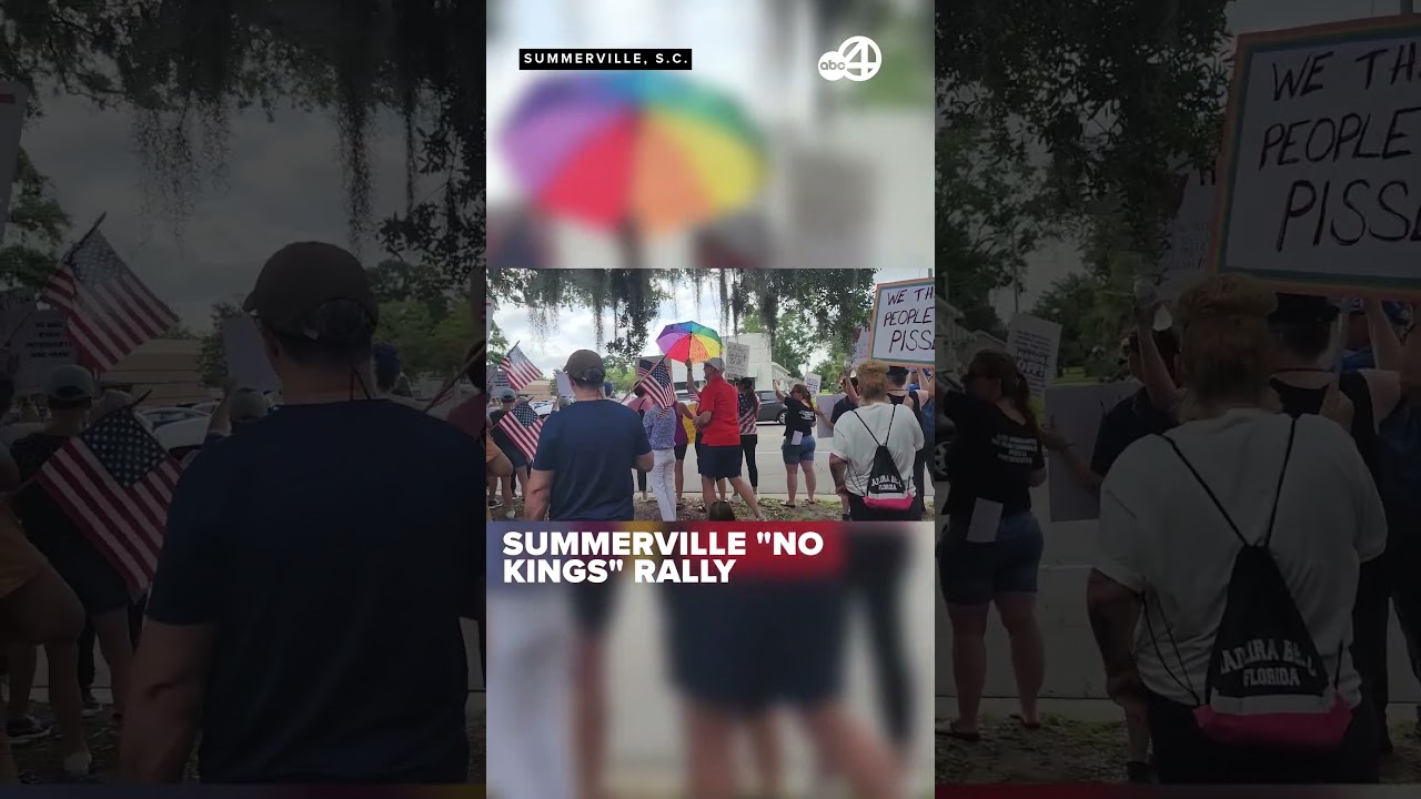 Protestors gather in Summerville for 