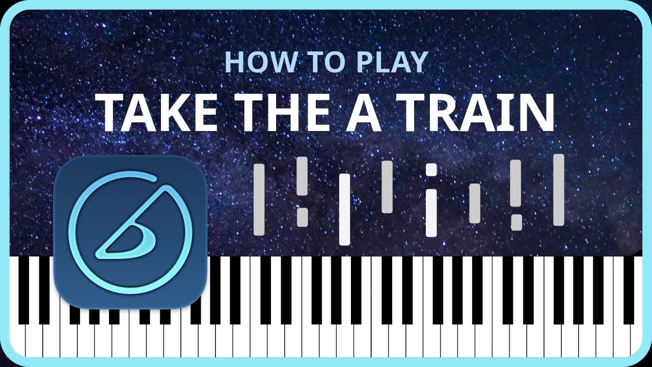 Take the A Train (easy jazz piano tutorial)