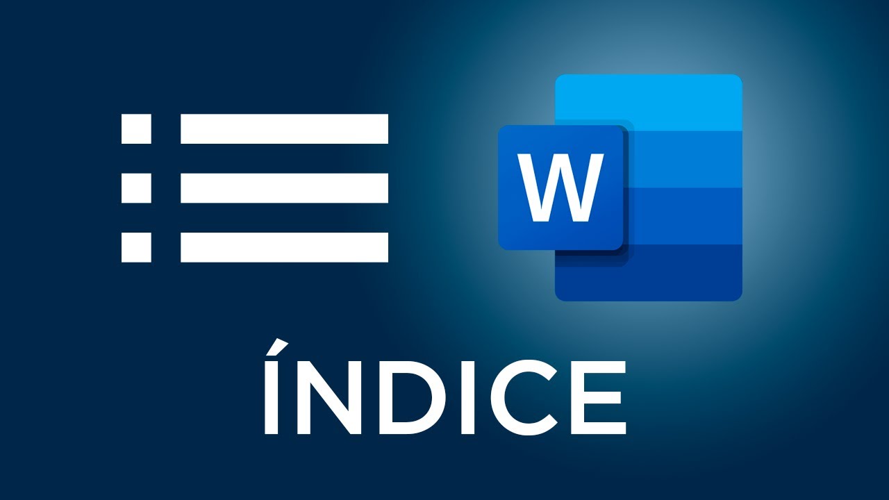 Cómo hacer un ÍNDICE AUTOMÁTICO en Word