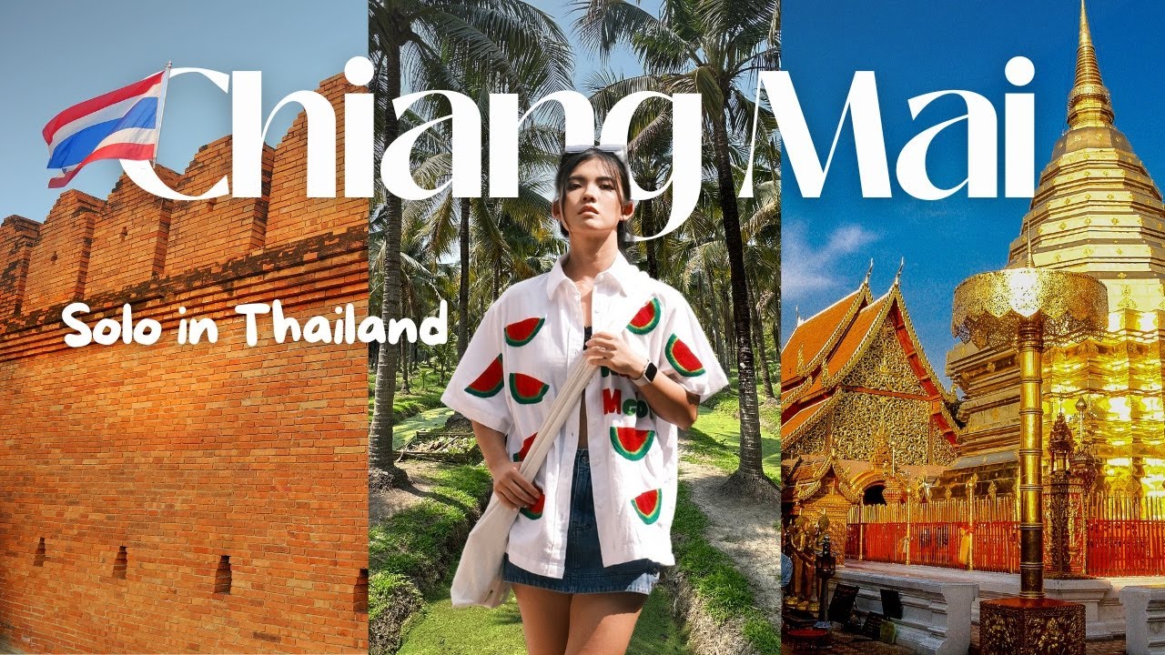 Solo in Thailand 🇹🇭 First Time in CHIANG MAI! Market Hopping & 1 Month Digital Nomad Life