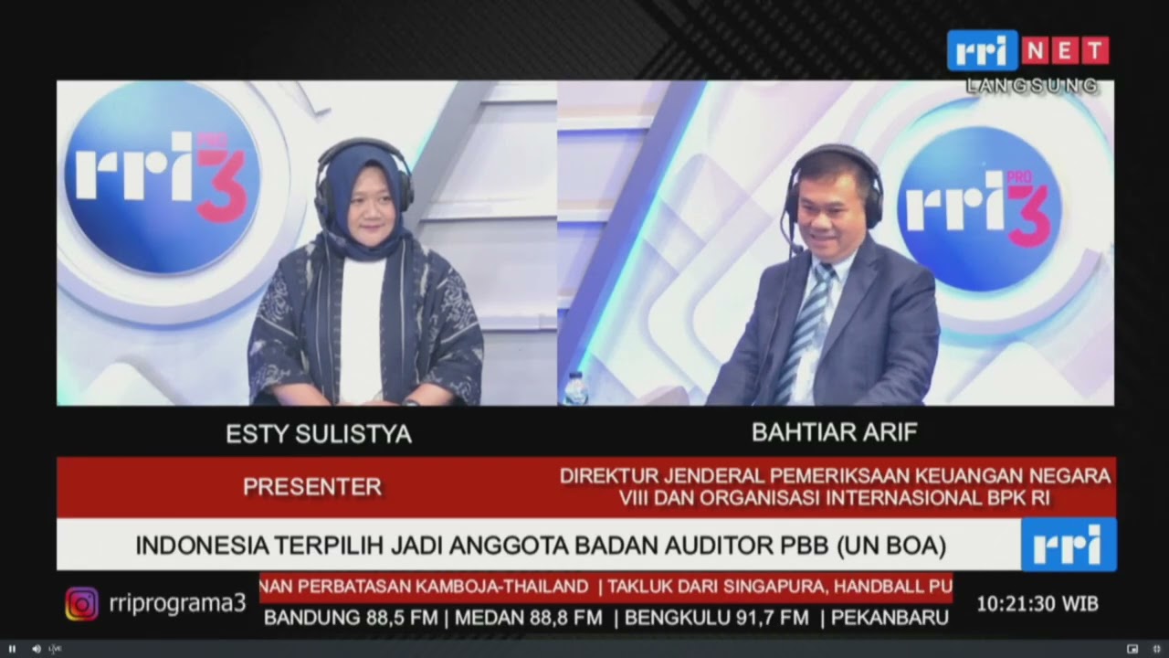 Dialog RRI dan BPK: Indonesia Terpilih Menjadi Anggota UN BoA