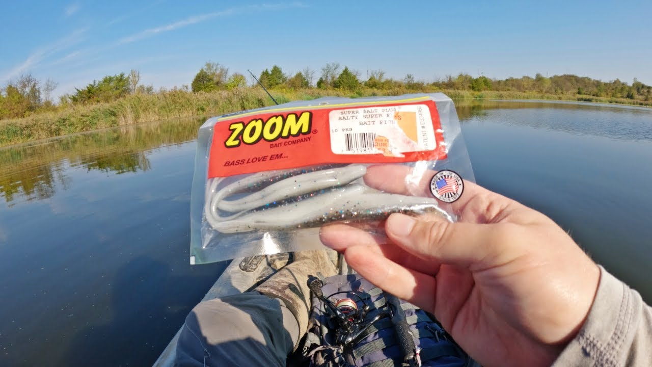 Ловля окуня с Zoom Super Fluke