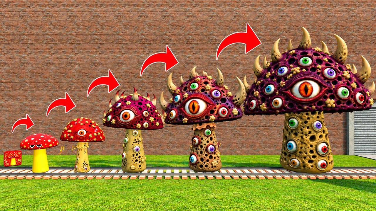 SIZE COMPARISON OF NEW ALL MUSHROOM CHASEY FROM DARK PALS THE 1ST FLOOR In Garry's Mod