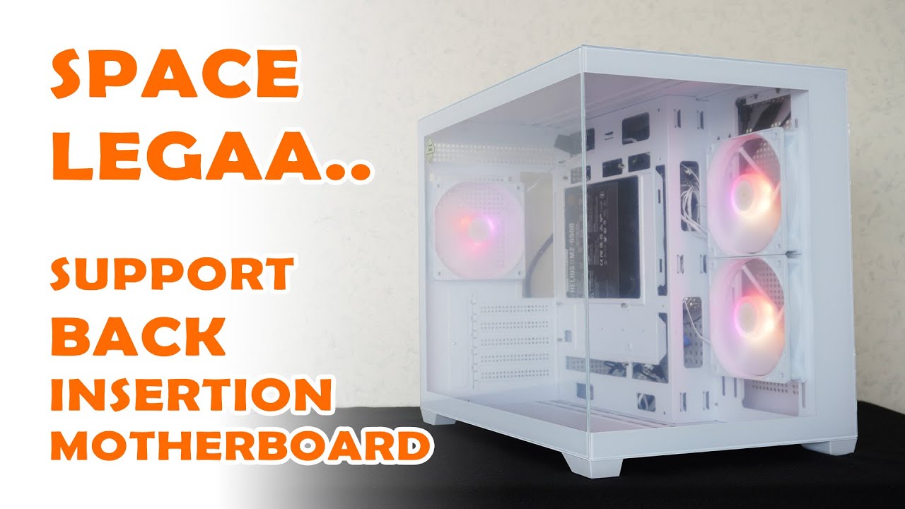 Casing mATX yang punya space luas dan support Mobo kekinian dengan back connector - Gamdias GC10M V2