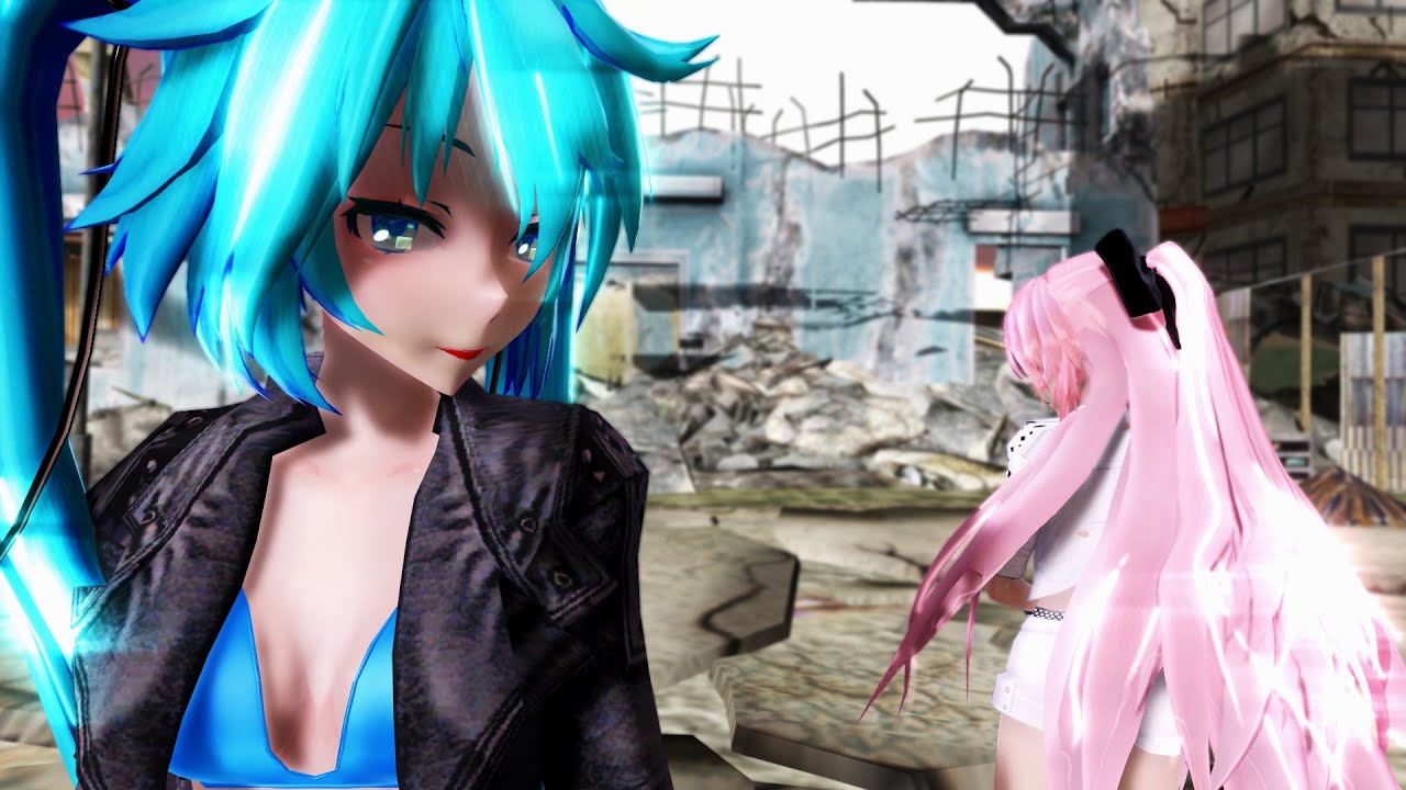 【MMD】Ikkitousen/ 一騎当千 - Miku X Luka HD 1080p