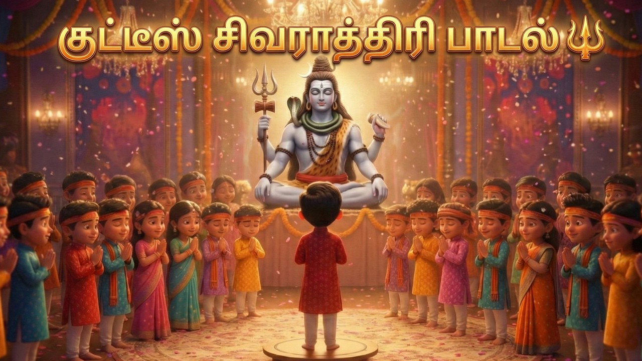 Shivaratri Kids Song🔱 (சிவராத்திரி குழந்தைகள் பாடல்)| Om Namah Shivaya | kuttykutties channel