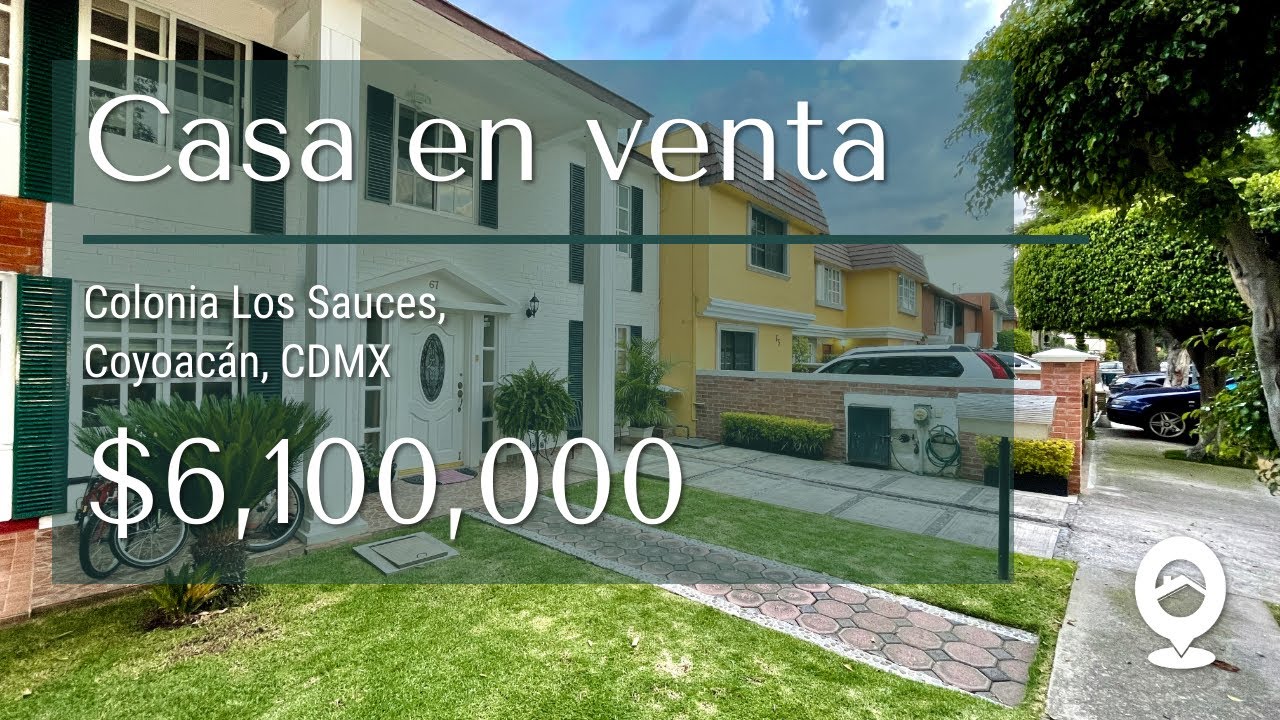 Video Recorrido Casa en Venta Los Sauces Coyoacan