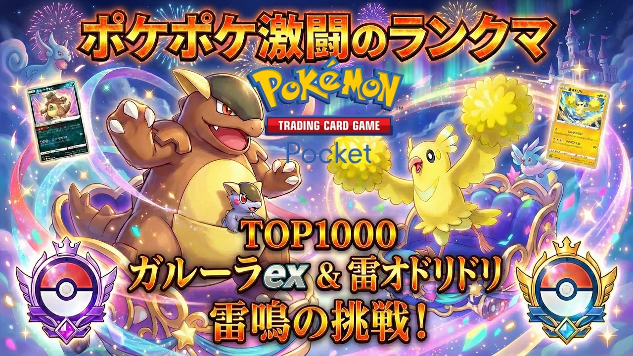 ポケポケ ランクマ 1600PTを目指して参ります【初見さん大歓迎】#縦型配信 　#shorts #Pokémon Trading Card Game Pocket