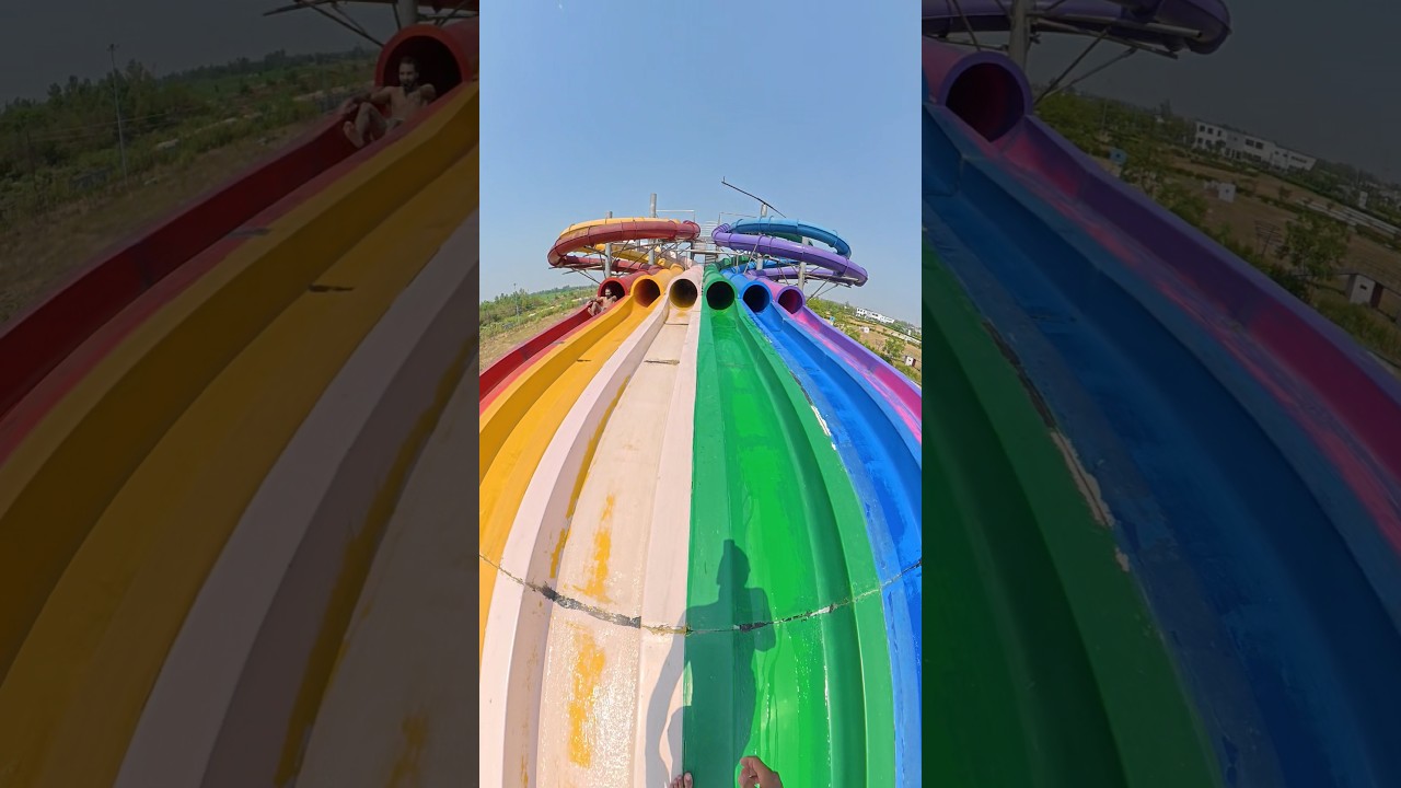 POV: Я взбежал по водной горке на крышу! 😱