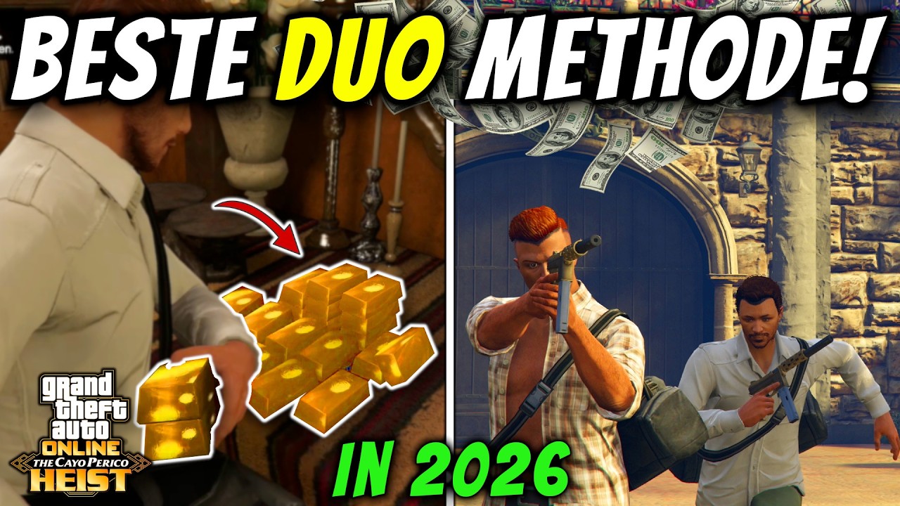 Millionen machen ZU ZWEIT mit dem Cayo Perico Heist | Schnell, Einfach, Stealth in GTA Online 2026