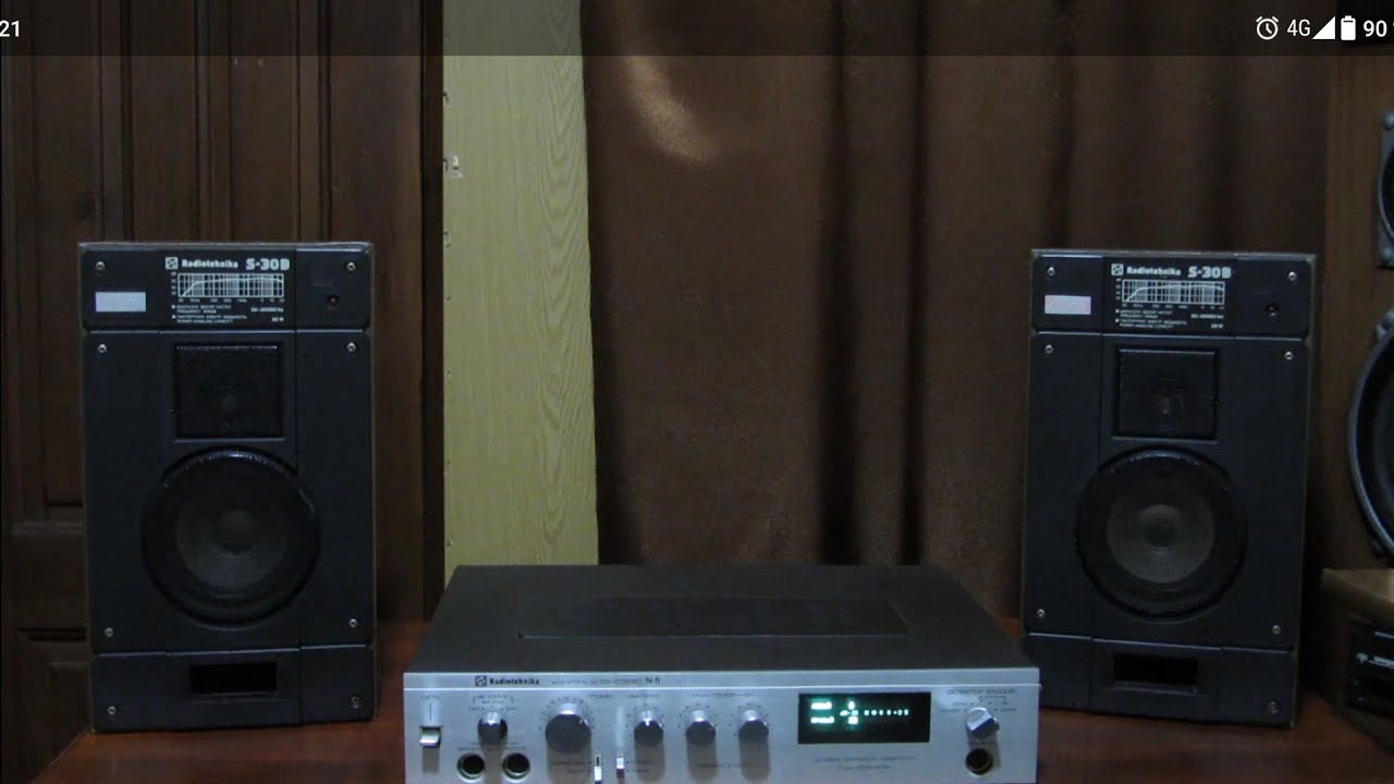 усилитель radiotehnika у 101 стерео Hi-Fi и колонки radiotehnika s-30B