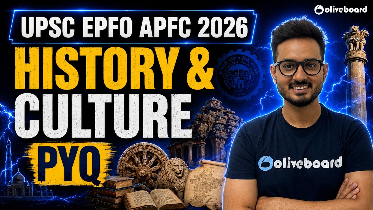 UPSC EPFO APFC 2026 | History & Culture PYQ Analysis