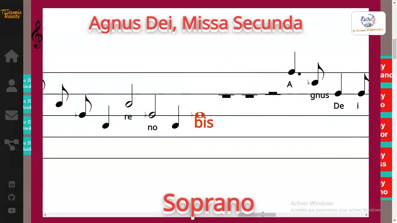Agnus Dei, Missa Secunda - Auth: Hassler, Hans Johann Leo, Arr: Dewagtere, Bernard - Soprano