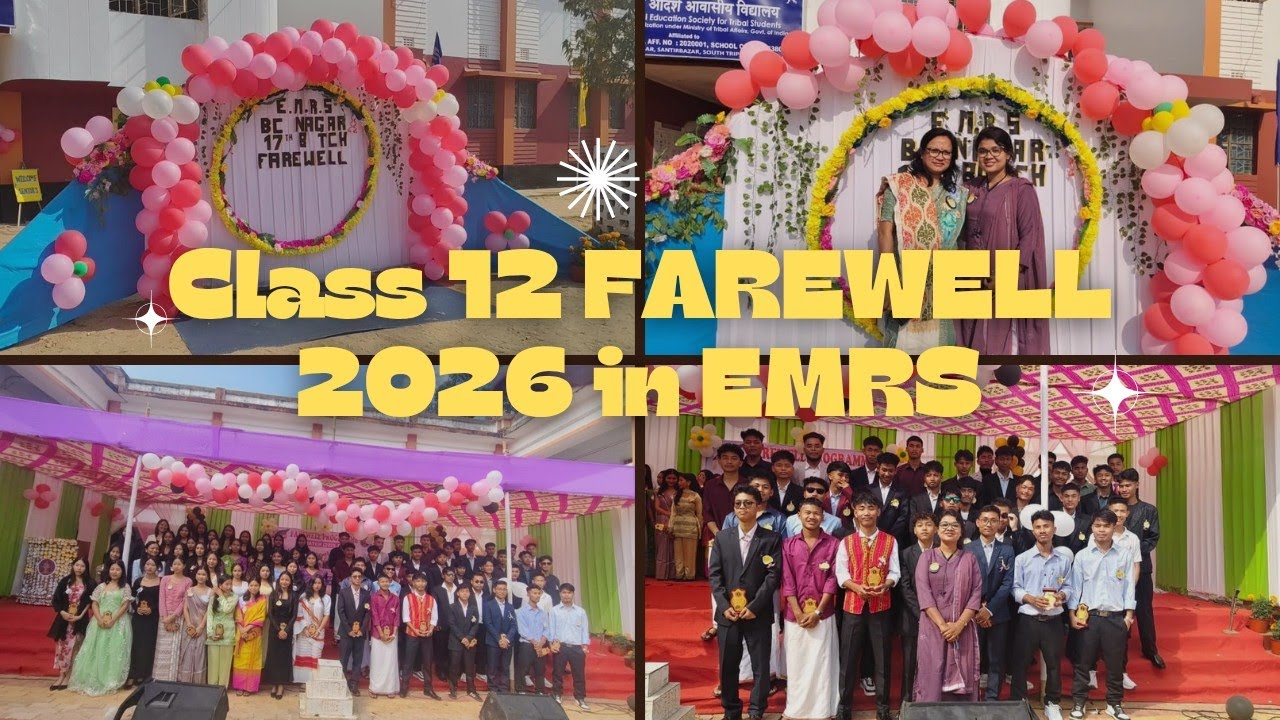 Memories, Tears & Smiles ❤️ | Class 12 Farewell Highlights EMRS