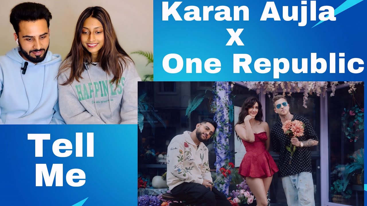 Karan Aujla, One Republic, Ikky - Tell me | Reaction Video | Couple Reaction | Sidhu Fam Reacts
