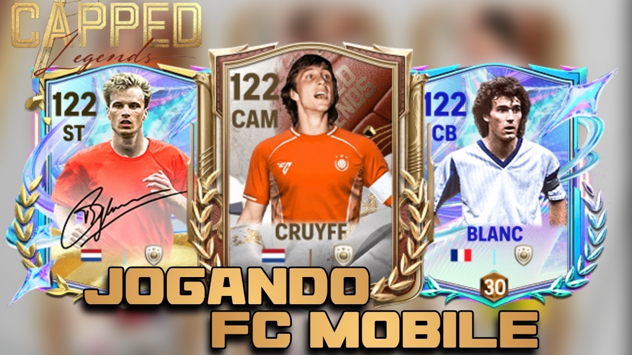 🔴NOVO EVENTO 🔴CAPPED LEGENDS🔴NOVAS CARTAS🔴JOGANDO FC MOBILE NO CONTROLE🔴!PIX🔴!DC🔴