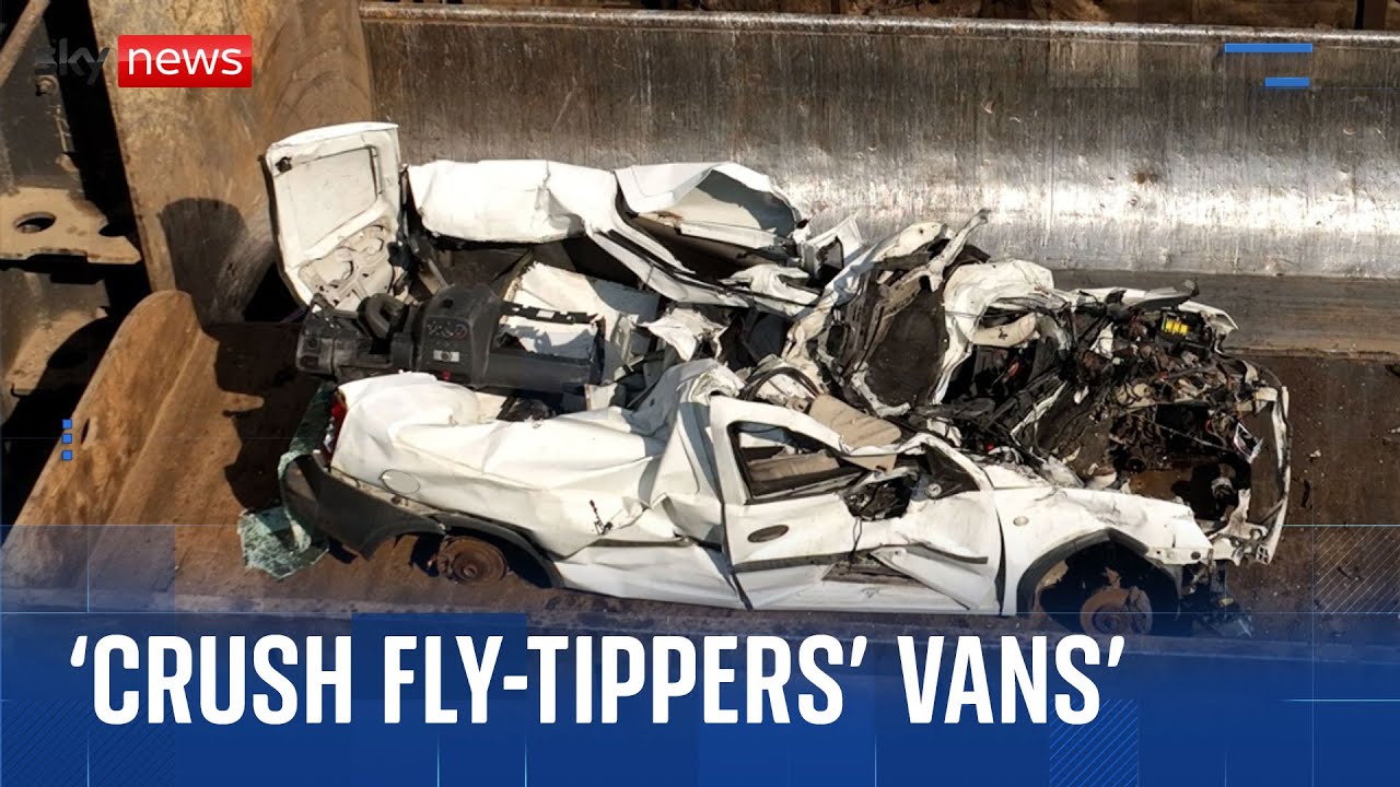 Fly-tippers could be forced to pay to have their own vans crushed