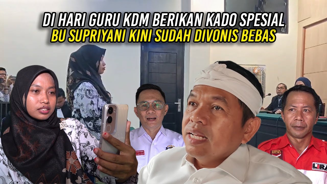 DI HARI GURU KDM BERIKAN KADO SPESIAL BUAT BU SUPRIYANI | KINI SUDAH MENDAPAT VONIS BEBAS