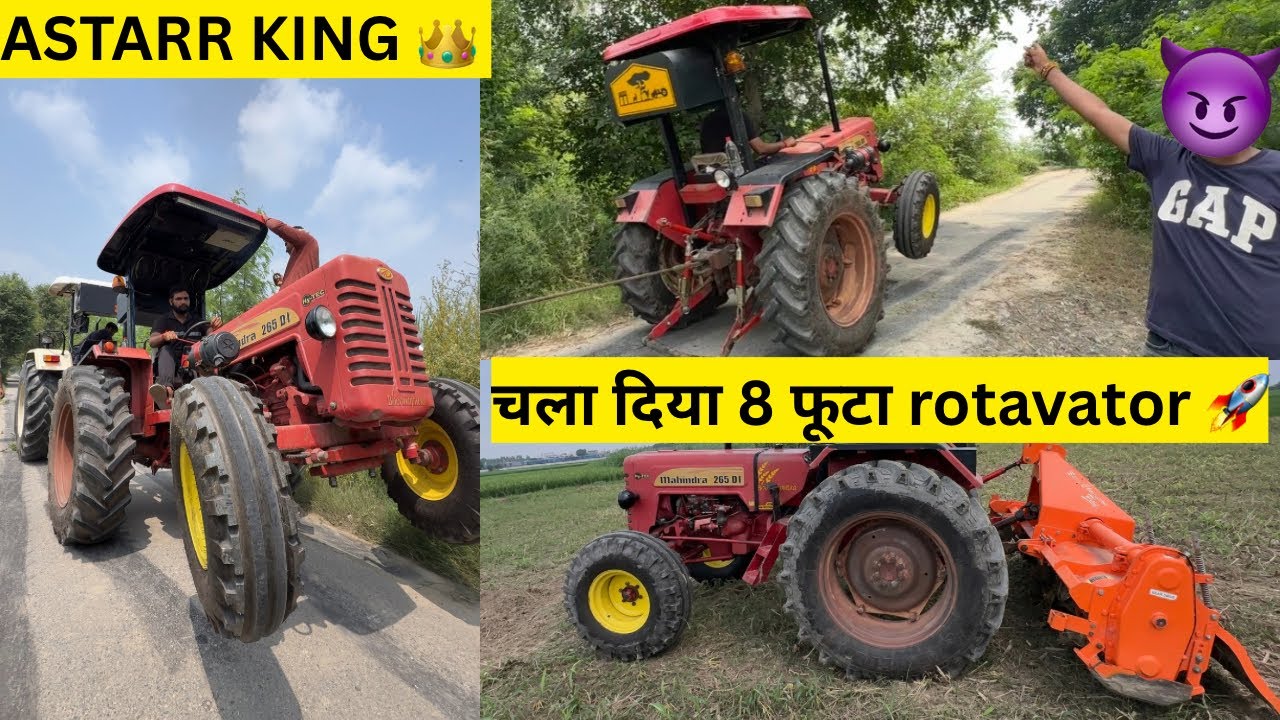 (PART 2) ASTARR 🚀 ने dhikaye अपने zor 😈 | SWARAJ 855 😂| चला दिया 8 फूटा rotavator 😱 |@nishu_deshwal 
