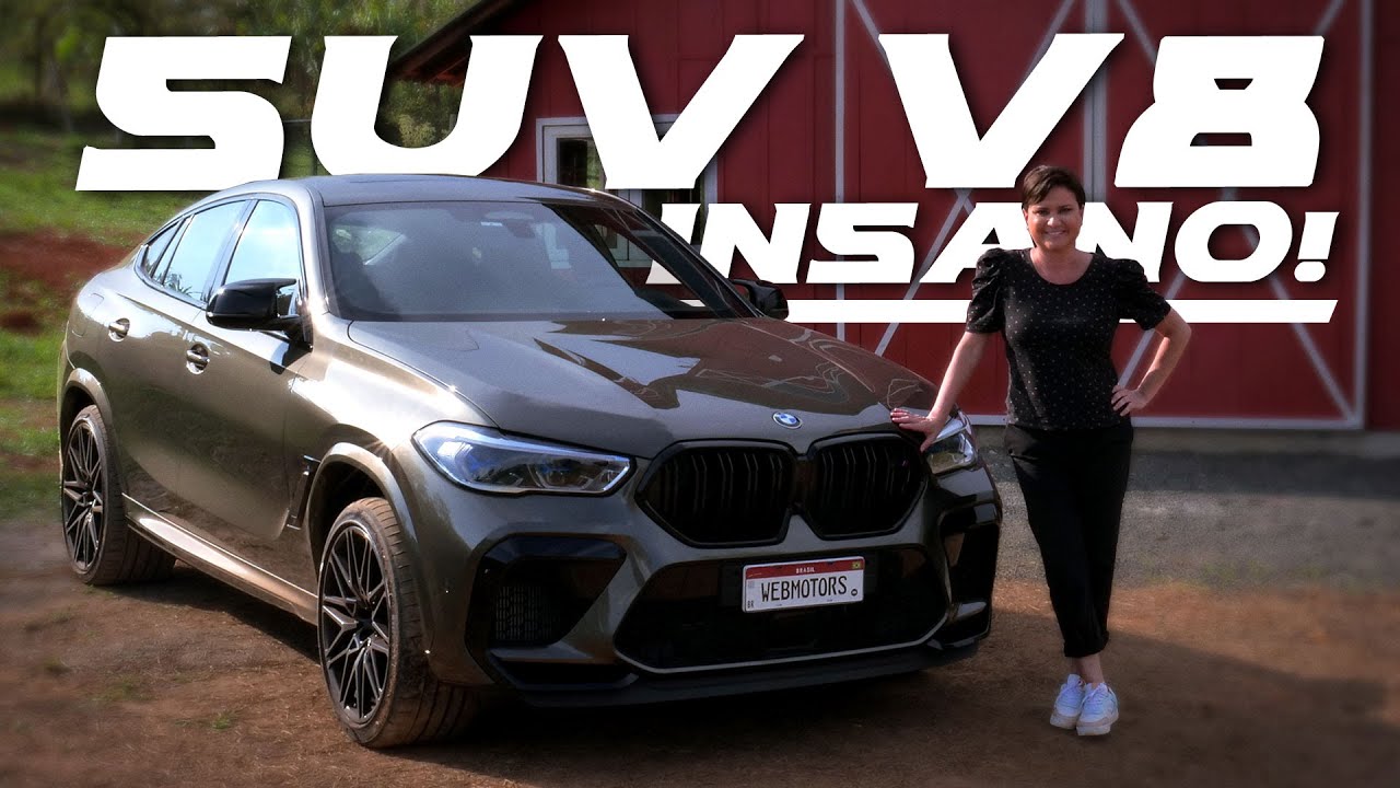 BMW X6 M Competition 2022 - SUV CUPÉ ESPORTIVO COM 625 CV BITURBO FAZ 0 A 100 KM/H EM 3,8 SEGUNDOS!
