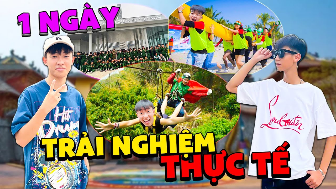 1 Ngày Đi Trải Nghiệm Thực Tế Tại Trường Cùng Team Trẻ Trâu | Anh Tóc Xoăn