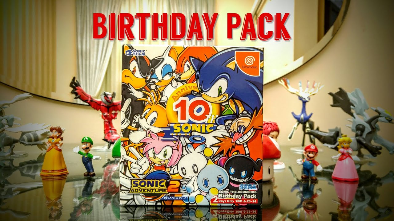 Sonic Adventure 2 Birthday Pack 10th Anniversary edition Unboxing