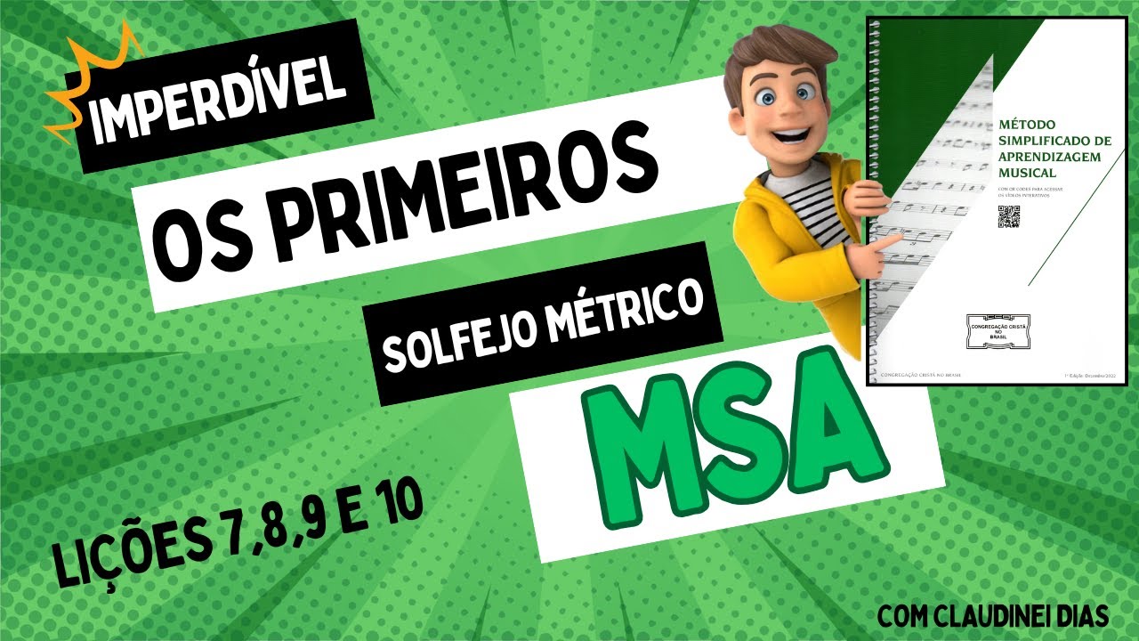 MSA PÁGINA 38 LIÇÕES 7,8,9 e 10