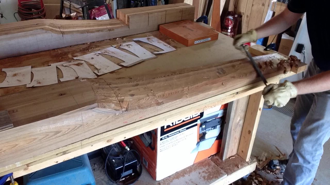 Wind Turbine Blade Carving 2 (Timelapse)