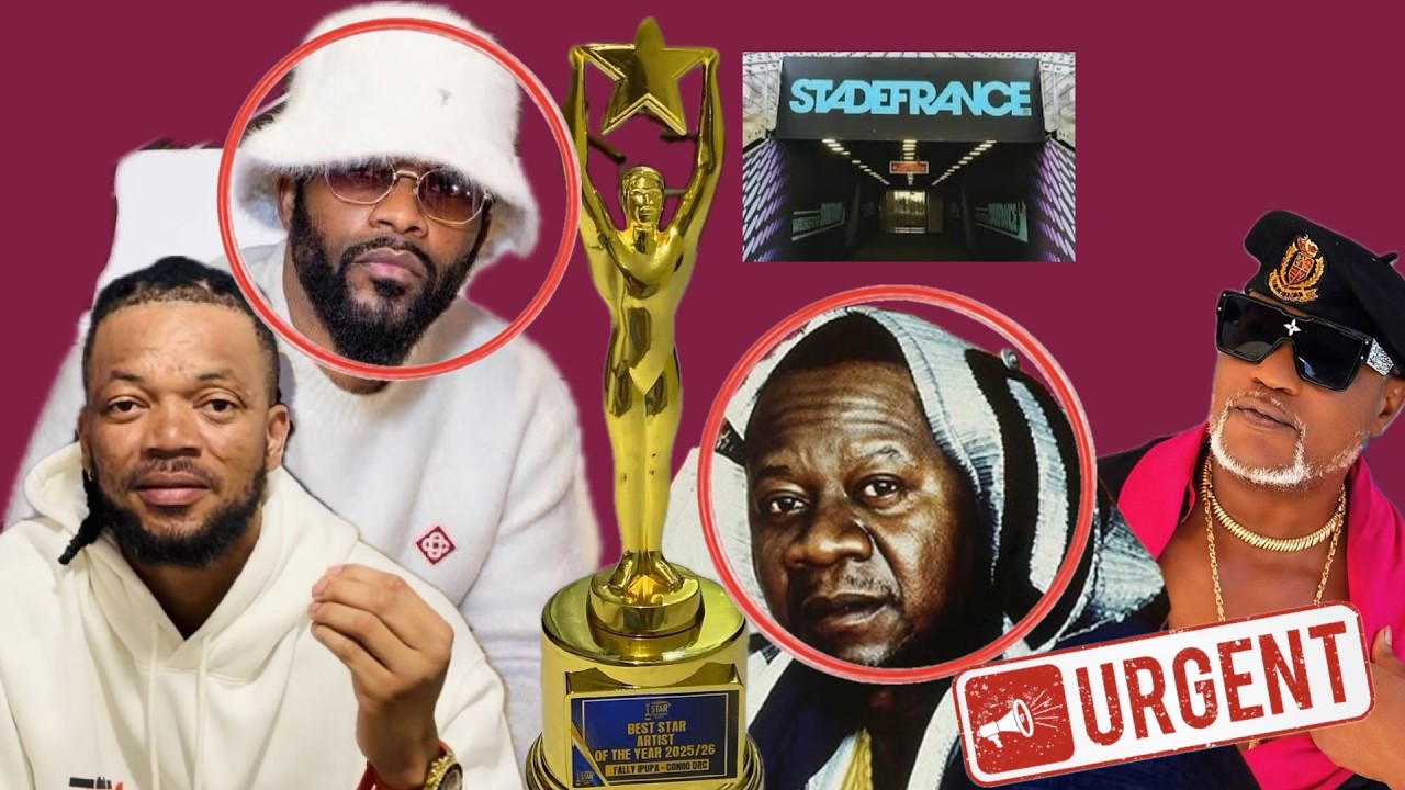 URGENT! F@LLY IPUPA 98e TROPHÉE 🏆 PAPA WEMBA AYEBAKA DÉJÀ FALLY AKO BETA. STADE DE FRANCE KOFFI MAWA
