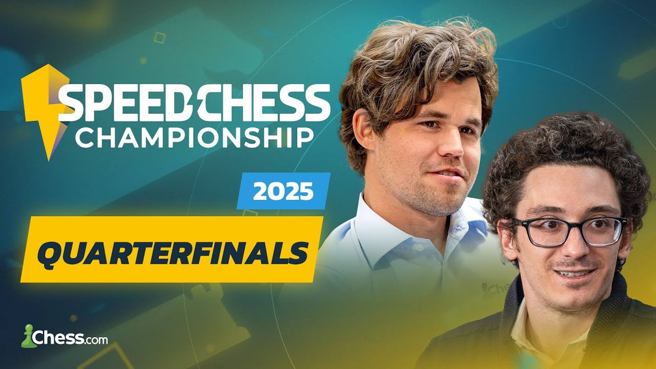 Magnus Carlsen vs Fabiano Caruana | Speed Chess Championship 2025 Quarterfinals
