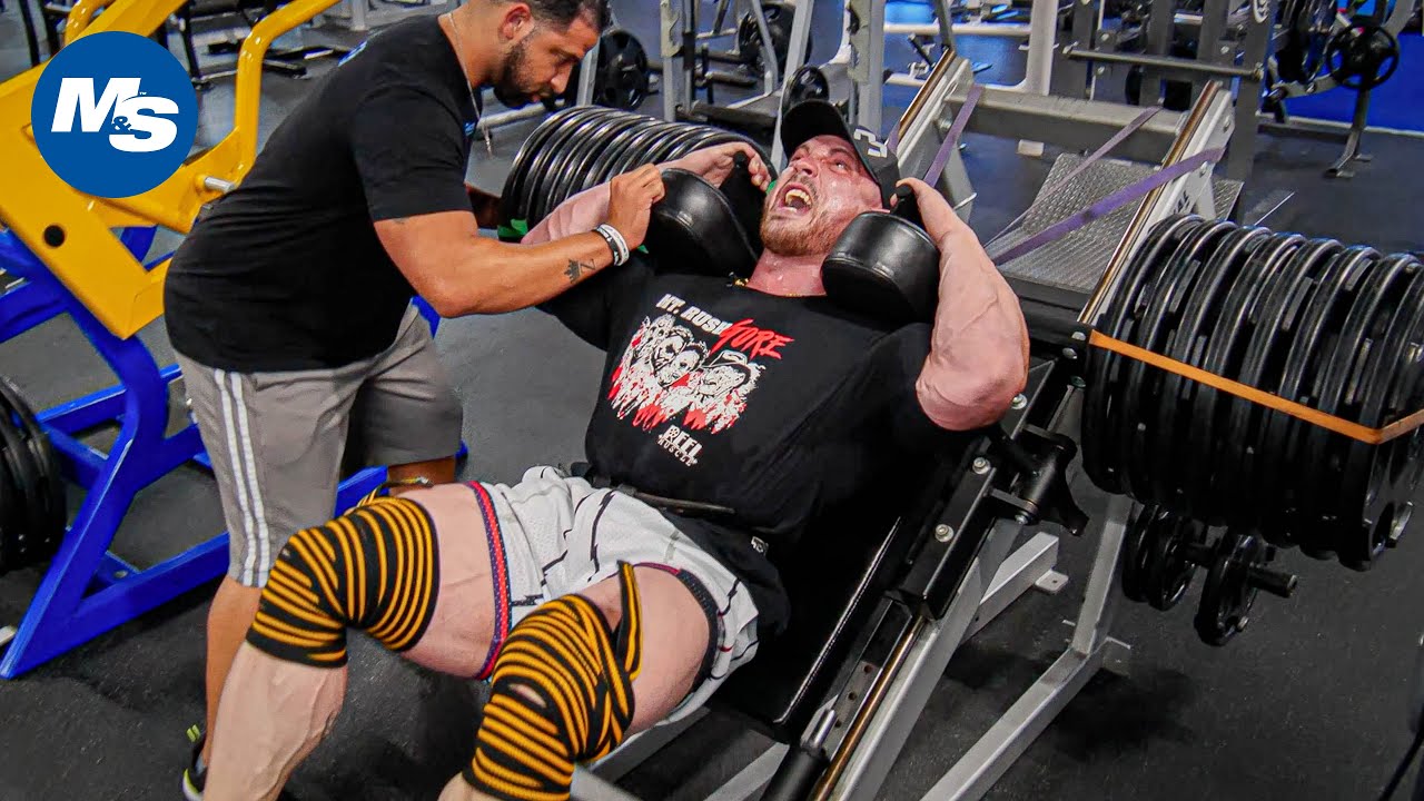 What It Takes To Build Monster Quads | Martin Fitzwater's Leg Workout