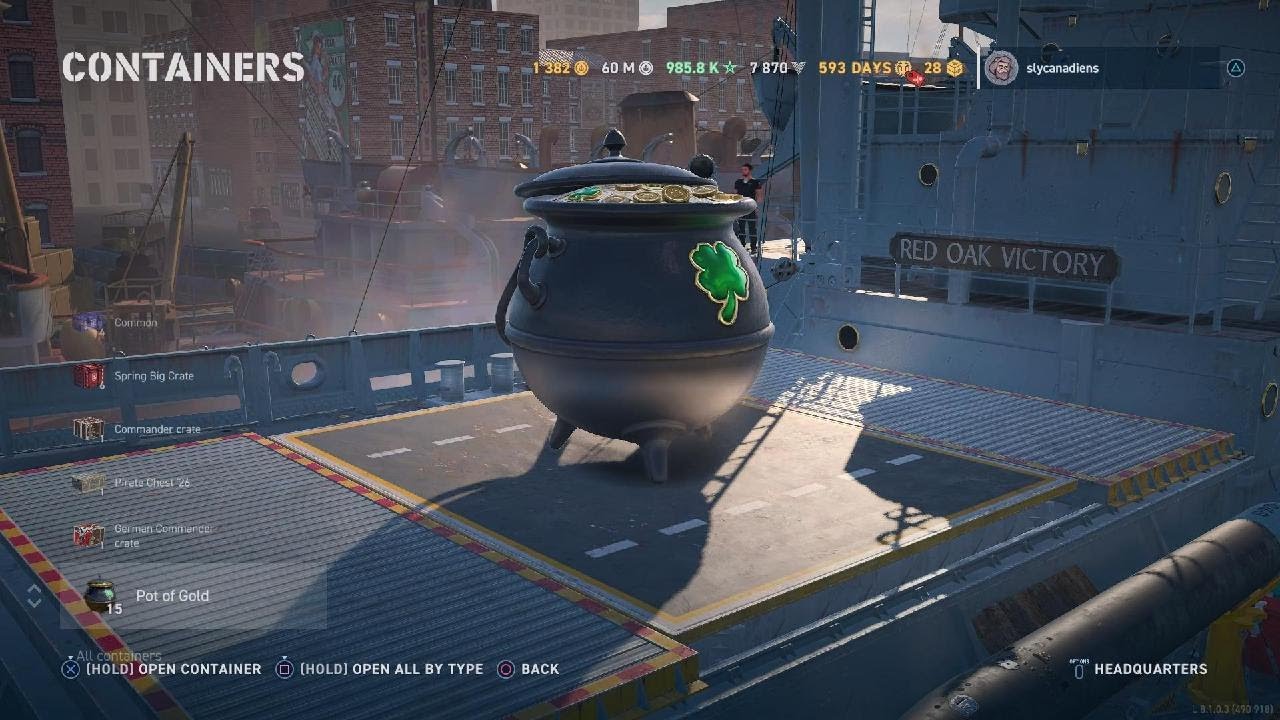 15x pots of gold! (+weekly crates)