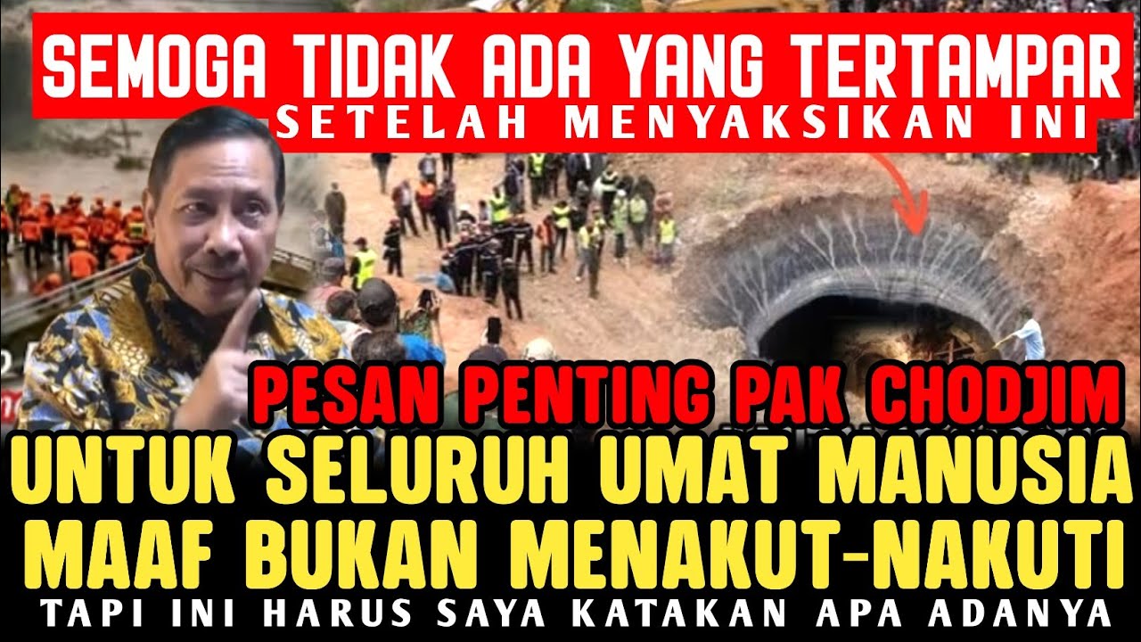 Gawat!! Pesan Penting Pak Chodjim Untuk Semua Agama, Begini Isinya