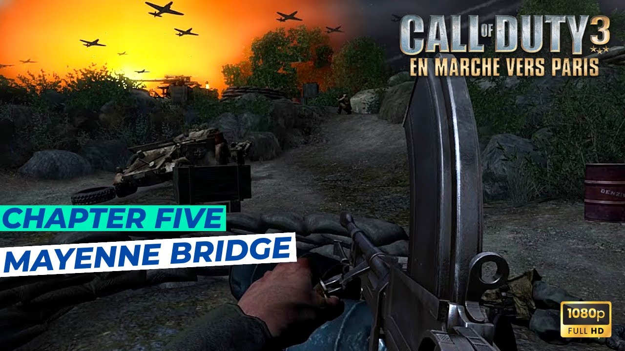 Call of Duty 3 PC (RPCS3) - Chapter 5: Falaise Road [UHD 60FPS Walkthrough]