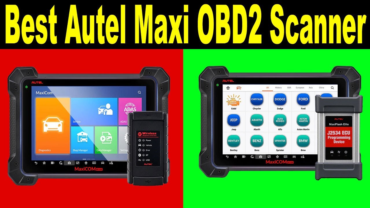 Top 5 Best Autel Maxi OBD2 Scanner Review 2021