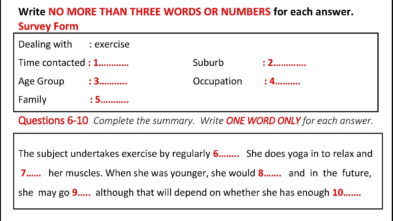 Survey Form Excercise