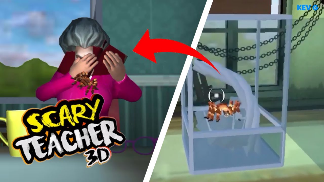 C&Oacute;MO PASAR el NIVEL de LA ARA&Ntilde;A de SCARY TEACHER 3D (Spider Prank)