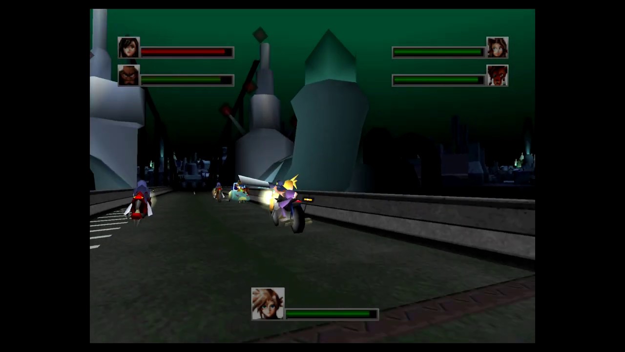 FF7(PS4) クレイジーモーターサイクル～ミッドガル脱出