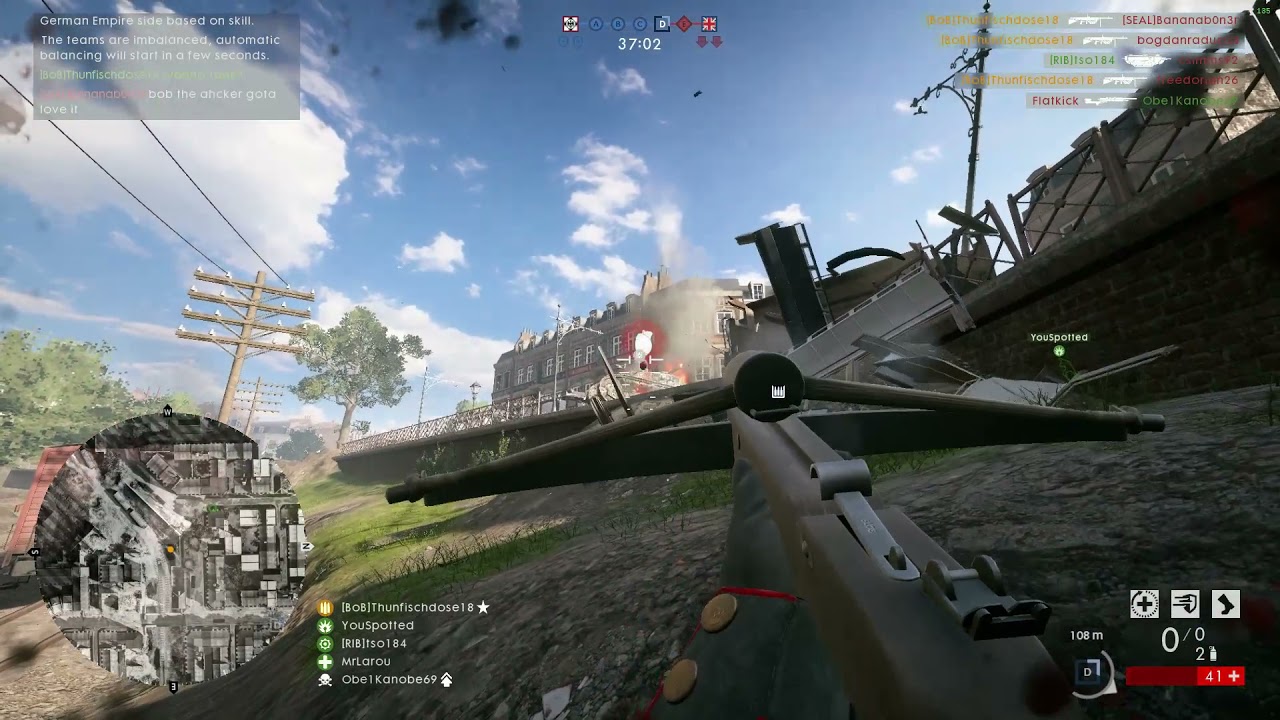 Battlefield 1 Top Plays | Amiens Frontlines | Chauchat Low Weight